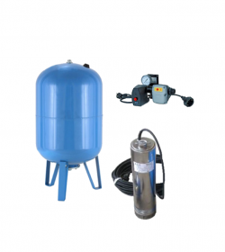 Sets met drukschakelaar en membraanboiler