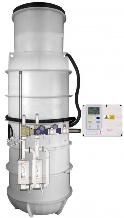 Pompen in het drukriool