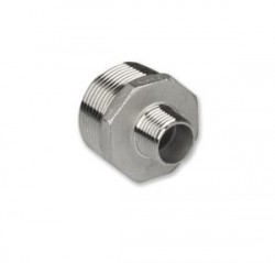 Roestvast stalen verloopnippel - Type 341