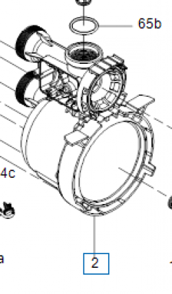 Grundfos pomphuis reserveonderdeel Scala1 - 99743295