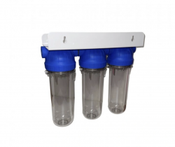 Drievoudig waterfilter 10
