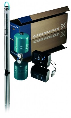 Waterleiding met dompelpomp Grundfos SQE 2-55